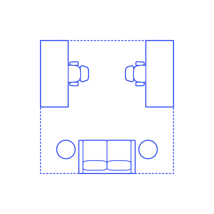 Layouts Private Offices Shared Split Wall Lounge Sketch Style Svg Vector Free Vectors